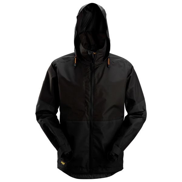 Shelljakke Snickers Workwear 1304-0404 AllroundWork Vandtæt, sort Sort M