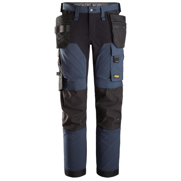 Håndværkerbukser Snickers Workwear 6275-9504 AllroundWork stretch, marineblå/sort Navy/sort 50