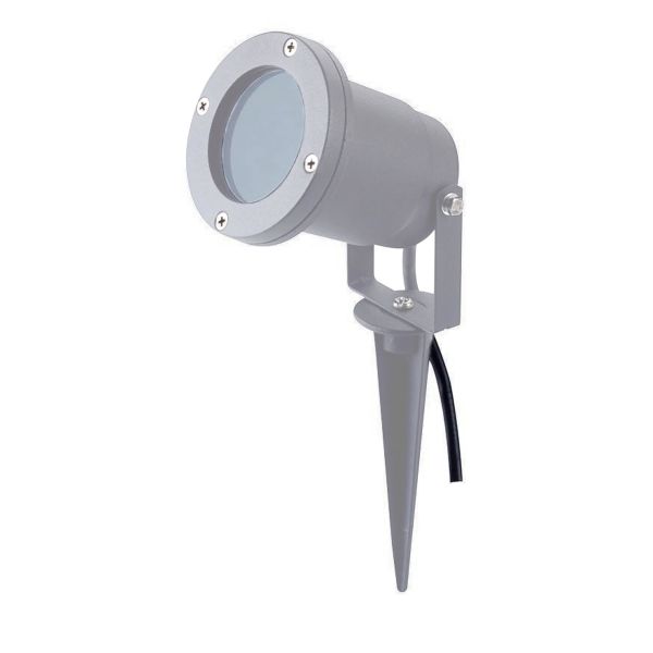 Jordingsarmatur Westal Lot 35 W, aluminium sølv/aluminium