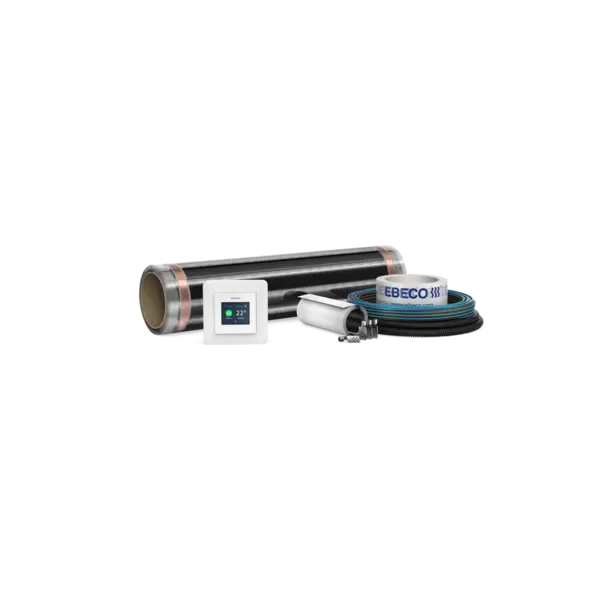 Gulvvarmepakke Ebeco Foil Kit 500 til træ &; laminat 8 m²
