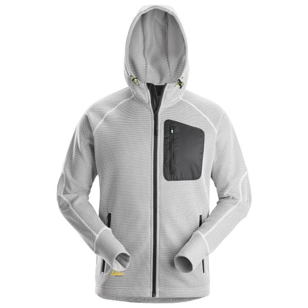 Hættetrøje Snickers Workwear 8041-0904 FlexiWork Hvid/Sort XS