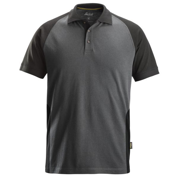 Poloshirt Snickers Workwear 2750-5804 grå/sort Grå/sort XS