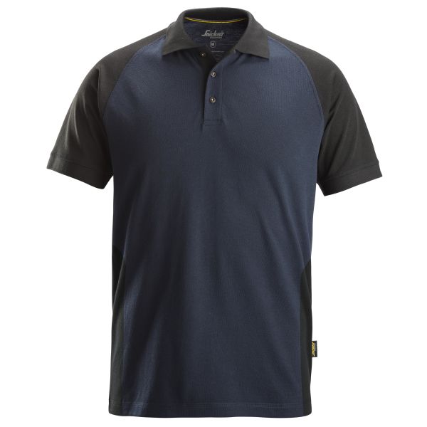Poloskjorte Snickers Workwear 2750-9504 marineblå/svart Marineblå/Svart XS