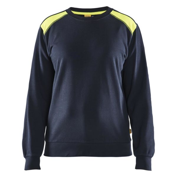 Tröja Blåkläder 340811588633XS marinblå/gul Marinblå/gul XS