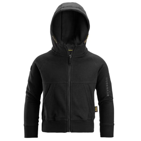 Hættetrøje Snickers Workwear 7512 junior, sort Sort 104