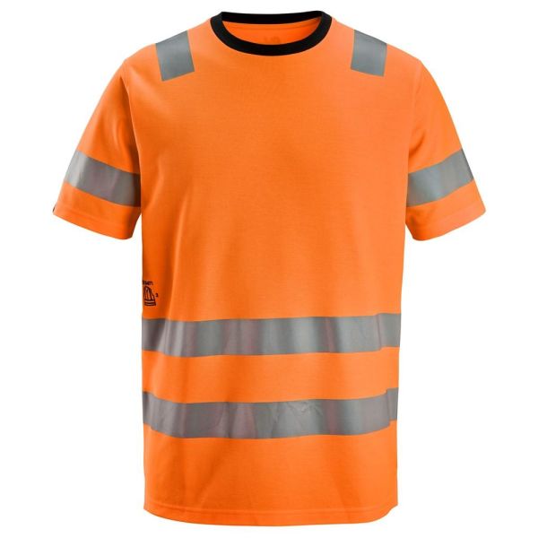 T-Shirt Snickers Workwear 2536 varsel, orange XS