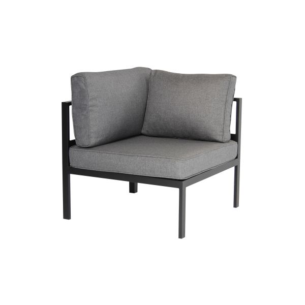 Modulsoffa Brafab Leone hörndel Svart
