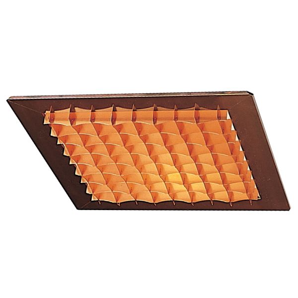 Loftfodarmatur Westal Quattro II 340 × 340 mm kobber