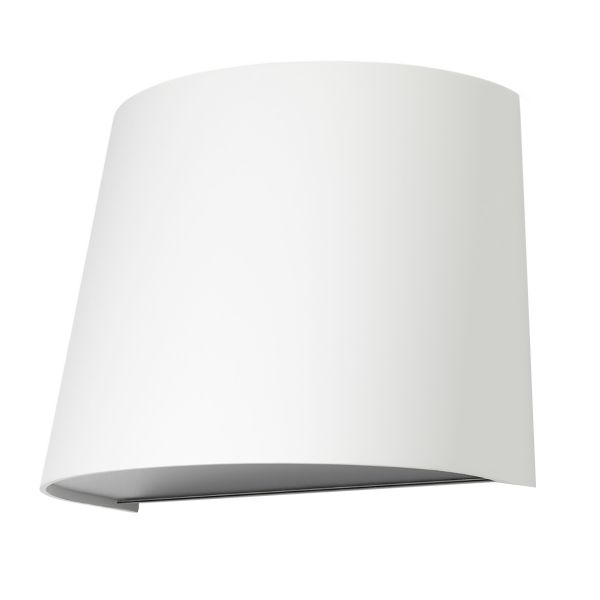 Vægarmatur Westal Mini 9,5 W, 625 lm, 160 x 185 mm Hvid