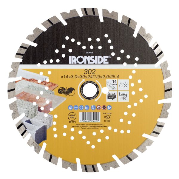 Diamantkopskive Ironside 203012  302 mm