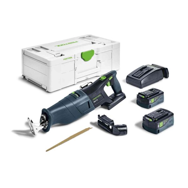 Bajonetsav Festool RSC 18 5,0 EB-Plus med batteri og oplader 