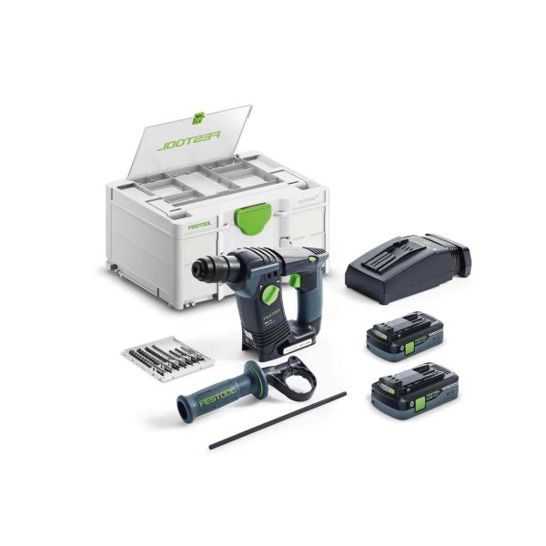 Borehammer Festool BHC 18 HPC 4,0 I-Plus med batteri og oplader 