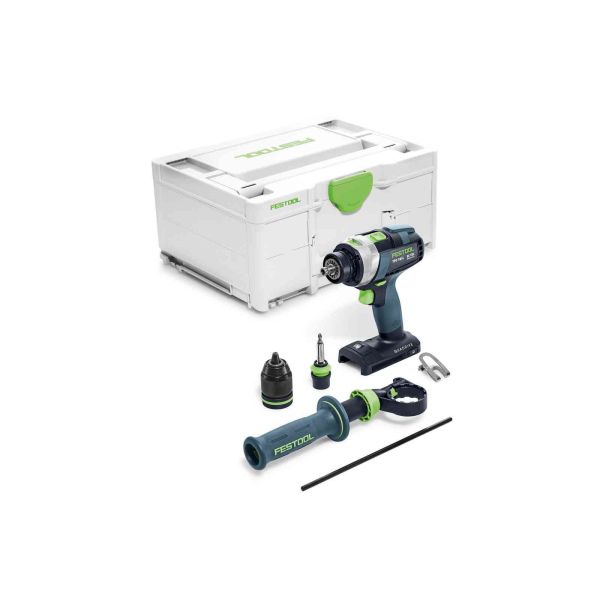 Slagskruetrækker Festool QUADRIVE TPC 18/4 I-Basic uden batteri og oplader 