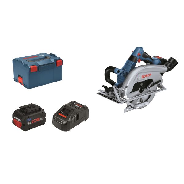 Cirkelsav Bosch GKS 18V-70 L med batteri og oplader 