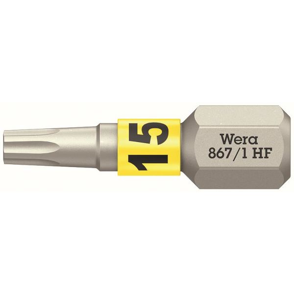 Bits Wera 867/1 TORX HF 25 mm, med hållarfunktion TX15