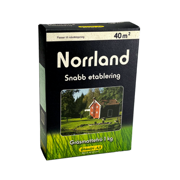 Nurmikkoseos Skånefrö Norrland 634302 1 kg 
