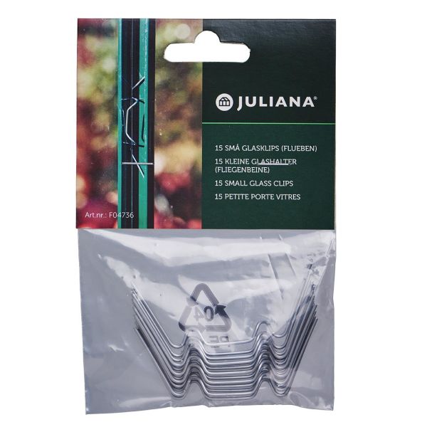 Glasclips Juliana F04736 15-pack 