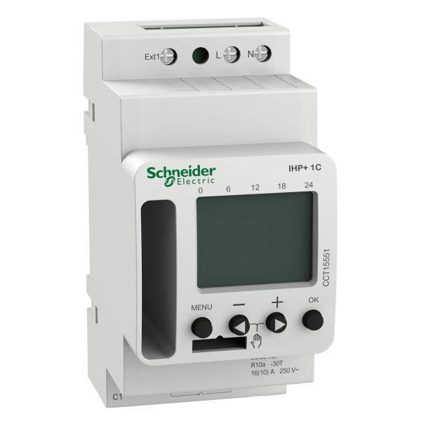 Kellokytkin Schneider Electric CCT15551 1 kanava 1 kanava