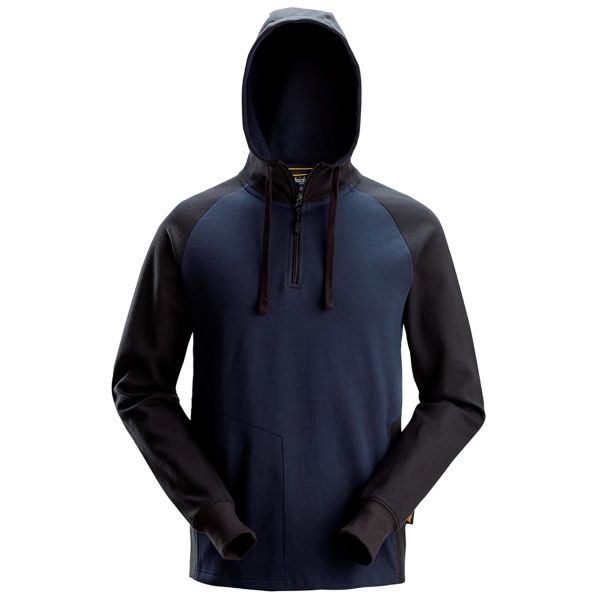 Hoodie Snickers Workwear 2842 marin/svart Marin/svart