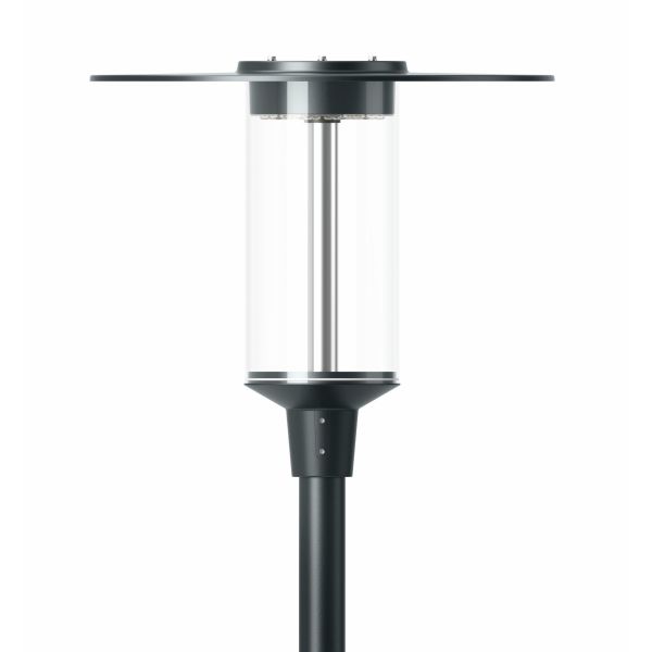 Stolparmatur Airam Atlas 33 W, Svart/aluminium 