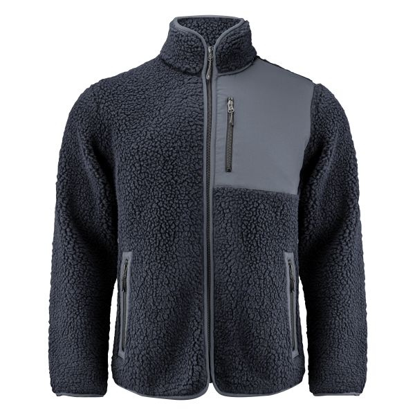 Fleecejakke James Harvest Kingsley Pile  Marineblå L