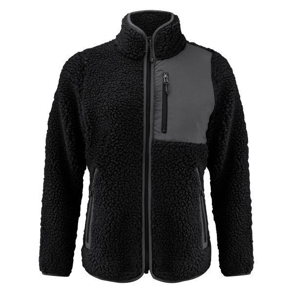 Fleecejakke James Harvest Kingsley Pile  Svart XS