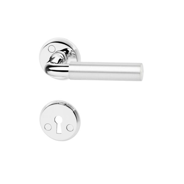Väliovenpainike Habo A387 38-42 mm vahvuisiin oviin Alumiini/kromi
