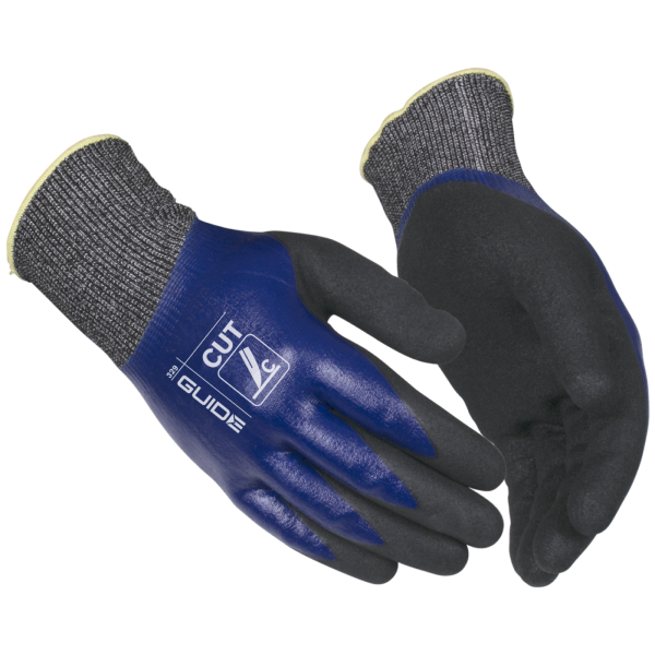 Handske Guide Gloves 329 nitril, heldoppad, skärskydd 7