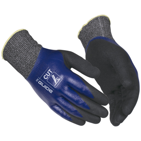 Hanske Guide Gloves 329 nitril, kuttbeskyttelse, touch 7