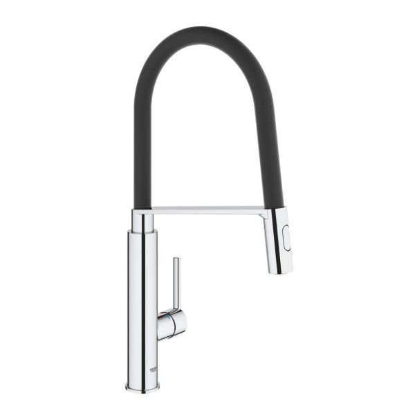 Keittiöhana Grohe Feel 31489000 kromi, ulosvedettävä juoksuputki 