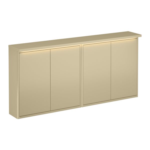 Yläpaneeli Gustavsberg GB71GCTP1216BB valaistuksella 120x16 cm
