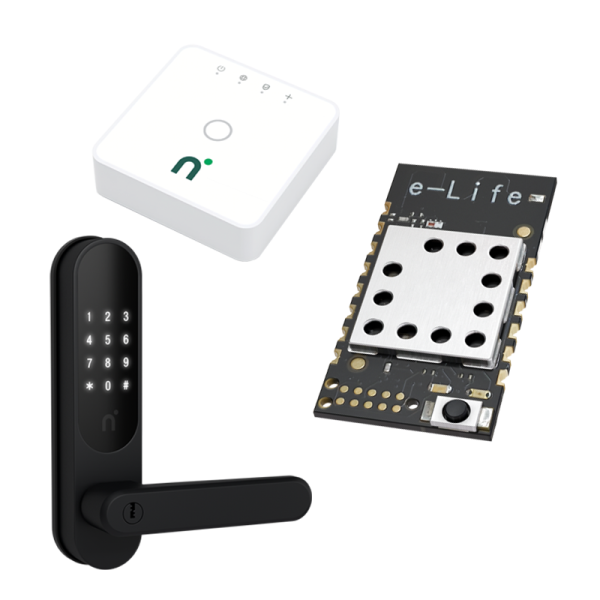 Älylukko Nimly Touch + Connect Module & Connect Gateway  