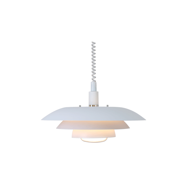 Taklampa Aneta Lighting Epsilon 15208-01 justerbar höjd, E27, vit 