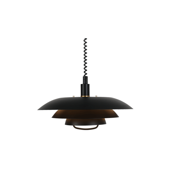 Taklampa Aneta Lighting Epsilon 15208-15 justerbar höjd, E27, svart 