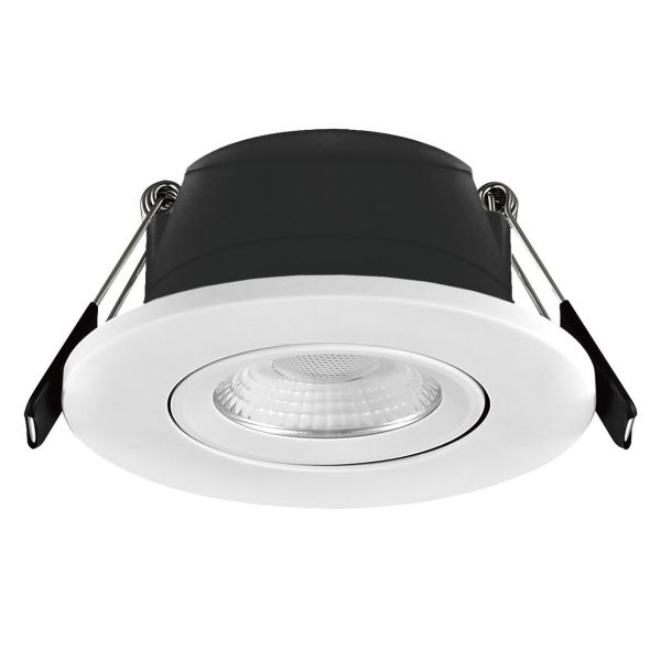 Downlight Designlight PSH-4CCTMW Yrrol 6,5 W, 4 olika färgtemperaturer och ljusflöden 