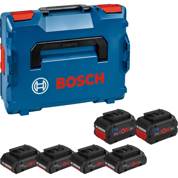 Batteripaket Bosch 4x 18V 4,0Ah + 2x 8,0Ah ProCORE 4,0 Ah, 8,0 Ah 