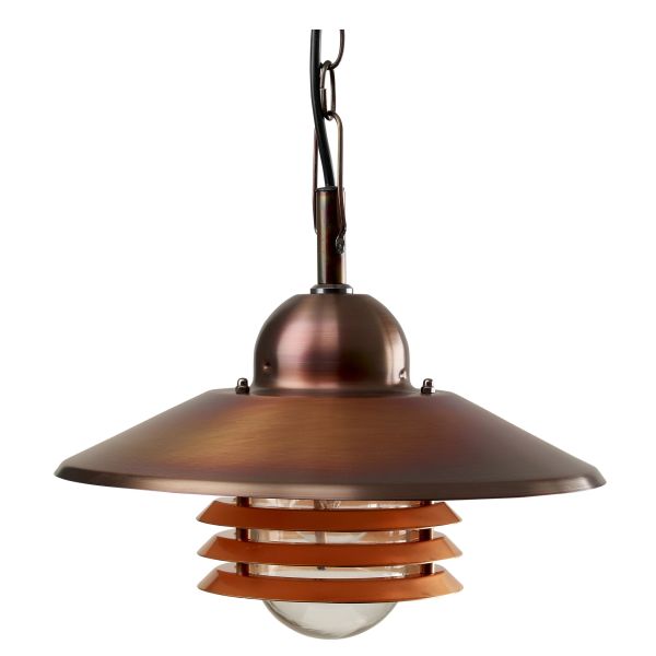 Kædelygte Westal Tellus kobber, klar 