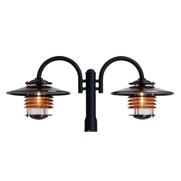 stolpearmatur Westal Arnäs 390 x 356 x 930 mm, E27 kobber