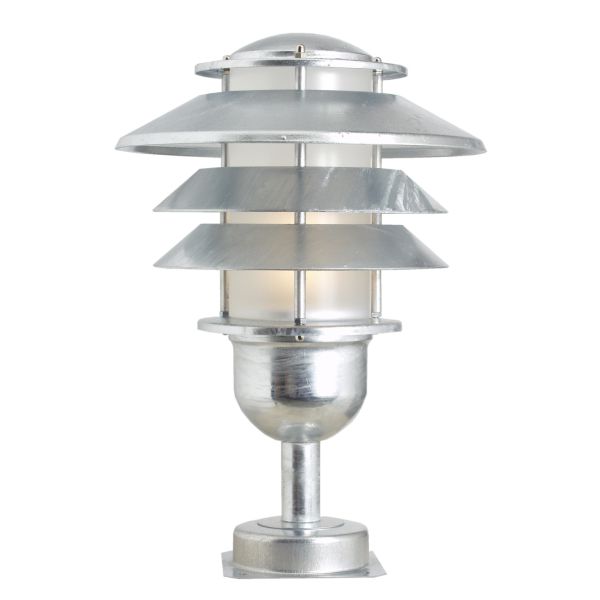 fodlygte Westal Alefors 330 x 260 mm, sandblæst Sølv