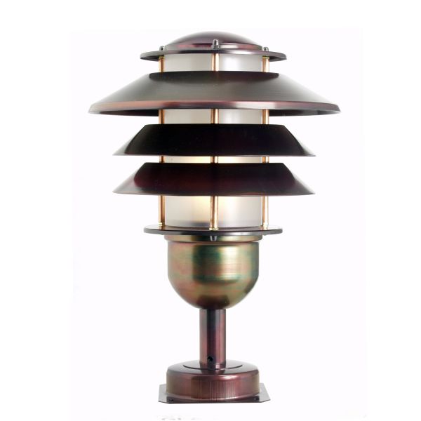 fodlygte Westal Alefors 330 x 260 mm, sandblæst kobber