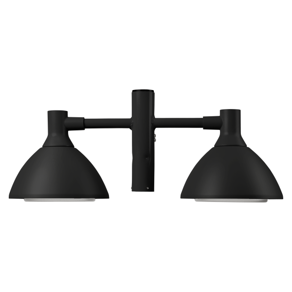 stolpearmatur Westal Ark Mini Dubbel 20 W, 1250 lm Sort