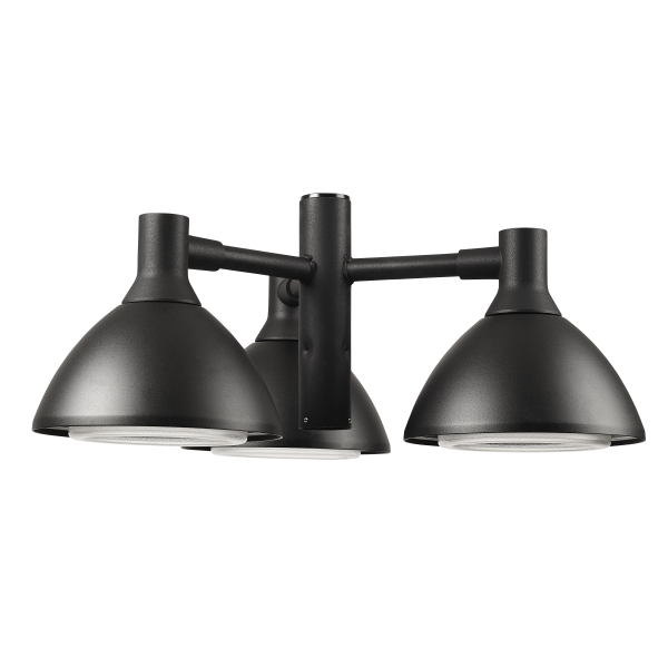 stolpearmatur Westal Ark Mini Trippel 30 W, 1875 lm Sort