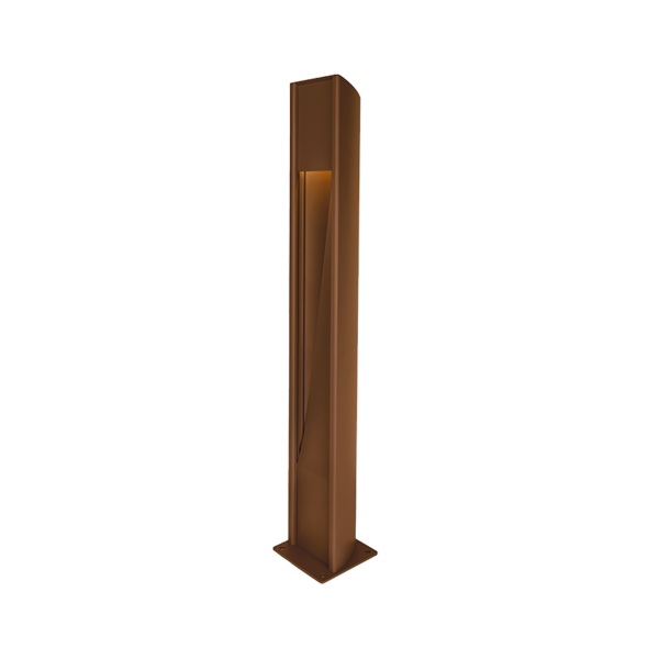 Pollarivalaisin Westal Trius 10 W, 600 lm, 3000 K, 1000 mm Corten