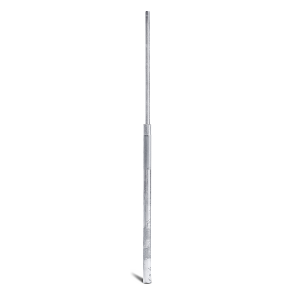 Stolpe Westal Etapp galvanisert/sølv, Ø60/108 mm 4 m