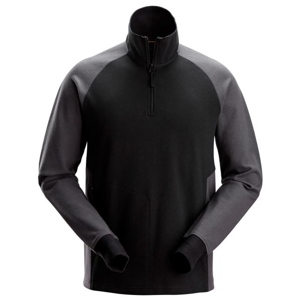 Collegepaita Snickers Workwear 2841 musta/harmaa XS