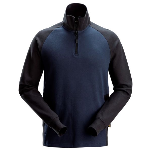 Collegepaita Snickers Workwear 2841 laivastonsininen/musta XS