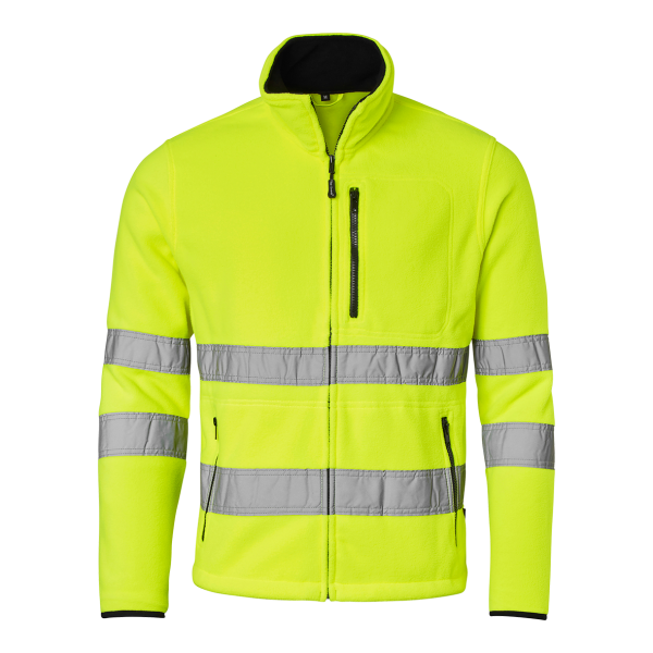 Fleecejacka Top Swede 4642 varsel, gul Varsel, gul 5XL