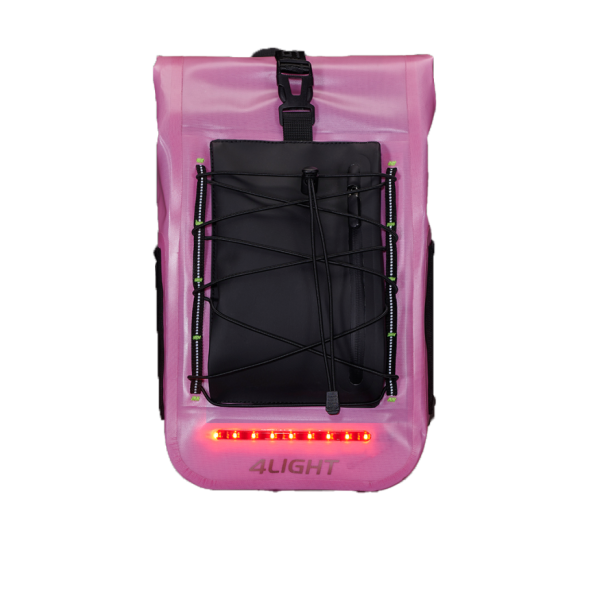 Ryggsäck 4Light Minilux LED-belysning, 13 l Rosa