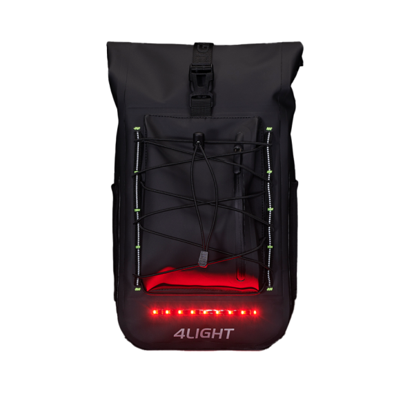 Rygsæk 4Light Minilux LED-belysning, 13 l Sort