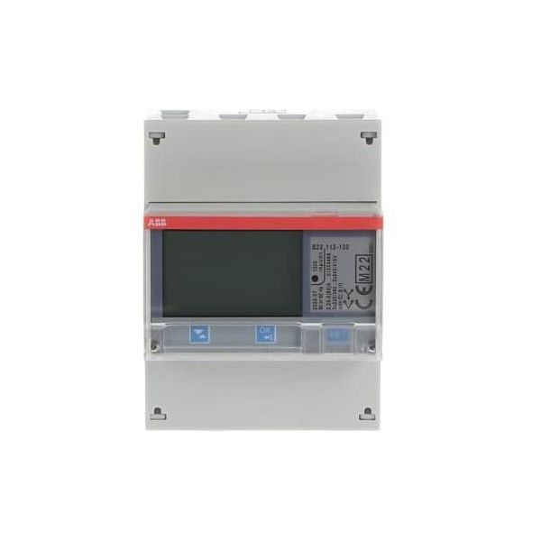 Energiamittari ABB B23 112-100 3-vaihe, 65A 400VAC, MID, suorakytketty, Modbus, teräs 